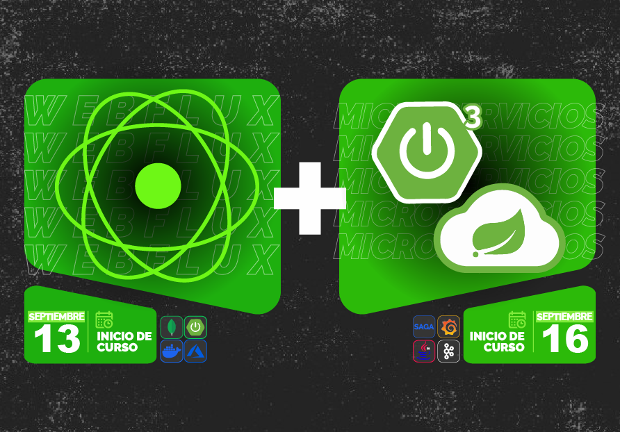 Pack Spring Weblfux + Microservicios con Spring Cloud